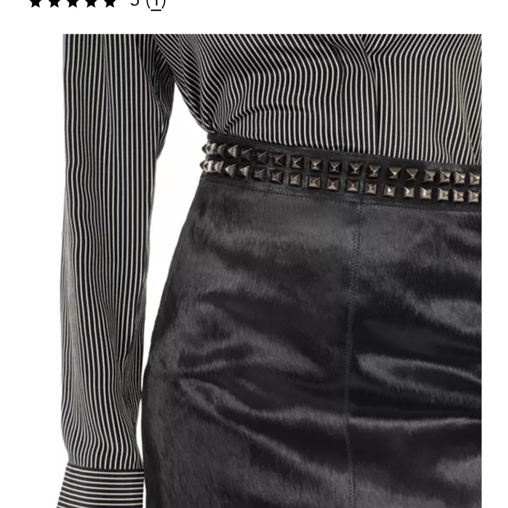 The Kooples Black Mini Pencil Skirt